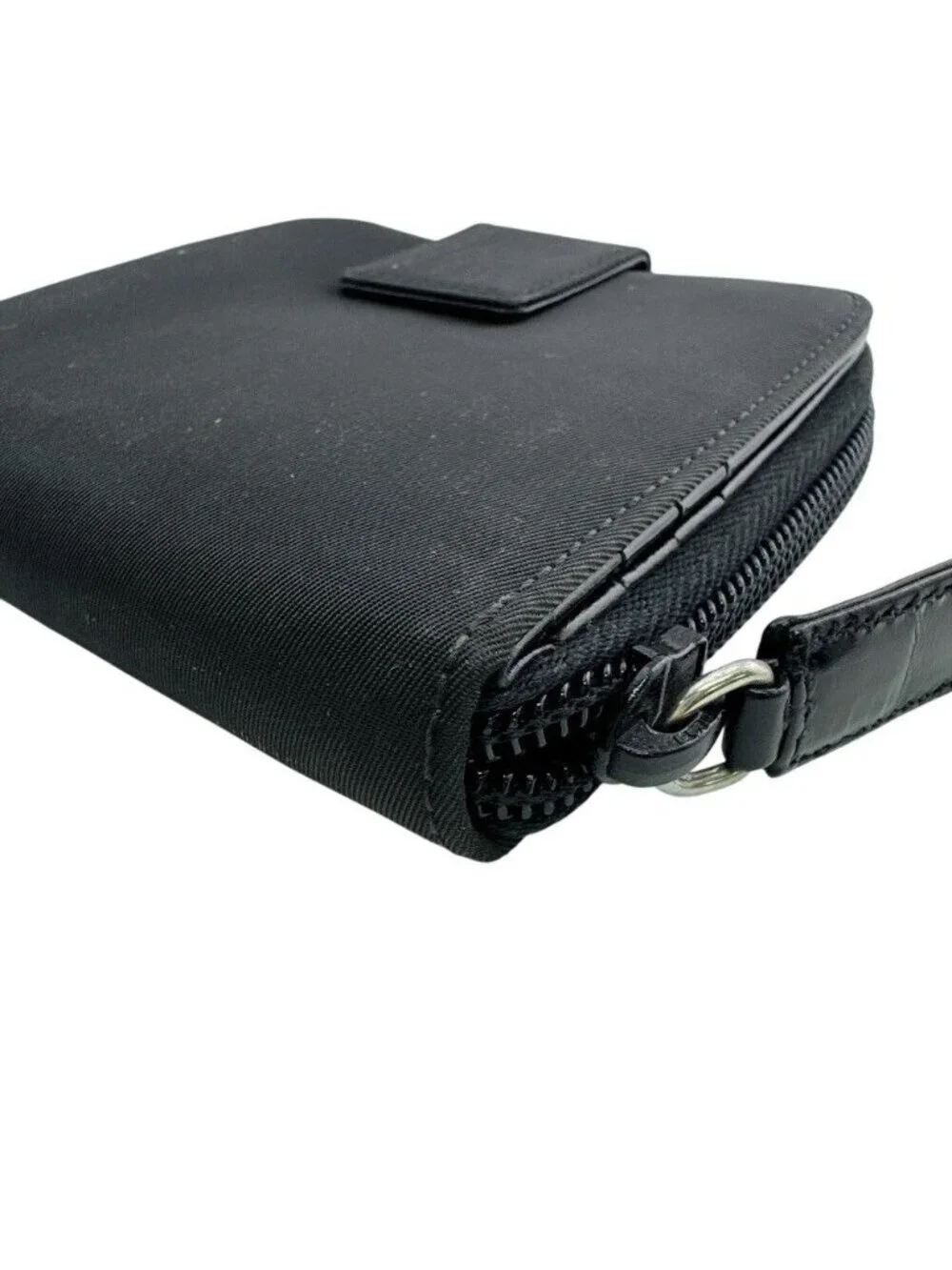 Prada Nylon Bifold Wallet Black